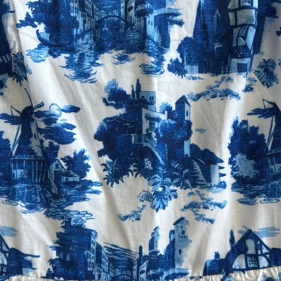 Cara Cara Mary Lou Dress in Venetian Story Blue - Picture 4 of 7